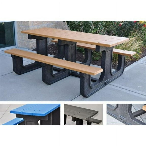 Jayhawk PB 6GREPARKPADA Park Place ADA Table, Green - 6 ft.