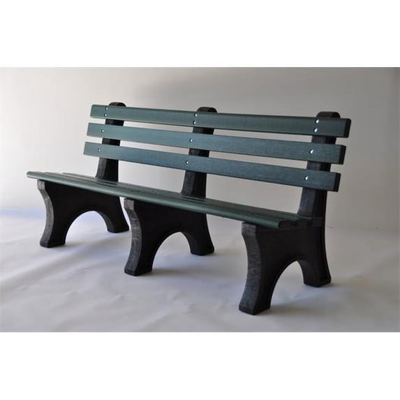 Jayhawk PB 8GRECPE Central Park Bench, Green - 8 ft.