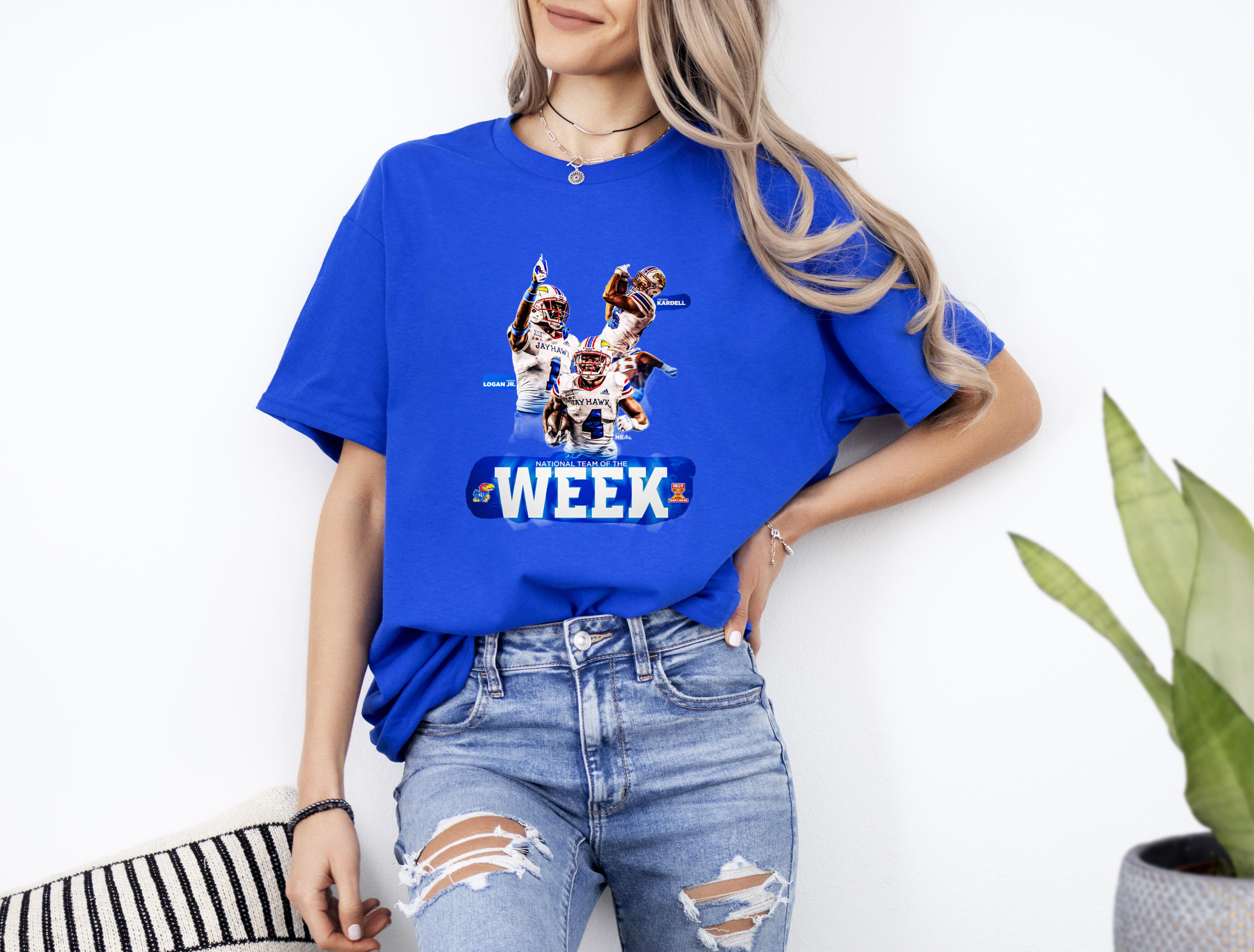 Jayhawks named FWAA CheezIt Bowl National Team of the Week UNISEX TSHIRT
