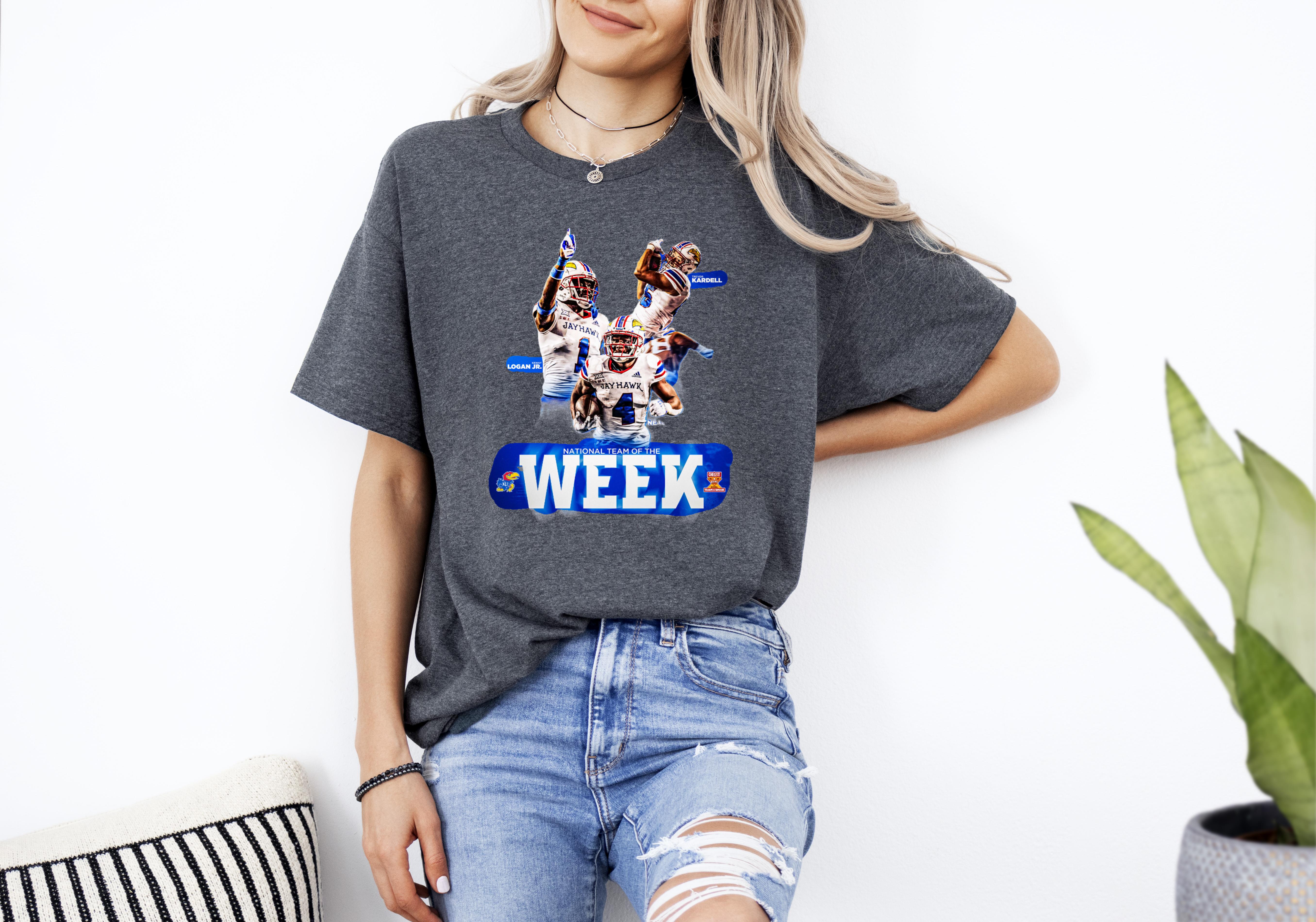 Jayhawks named FWAA CheezIt Bowl National Team of the Week UNISEX TSHIRT