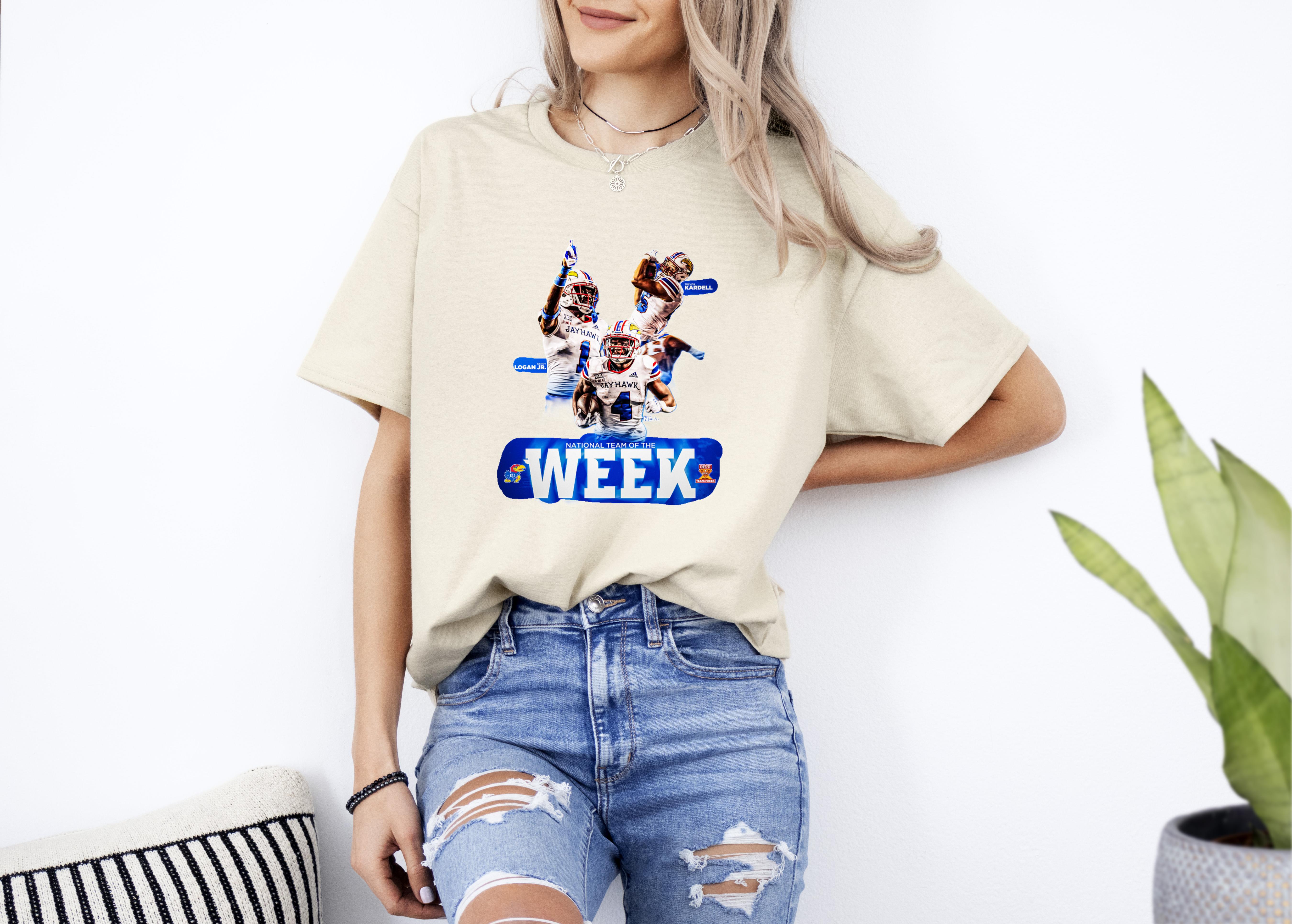 Jayhawks named FWAA CheezIt Bowl National Team of the Week UNISEX TSHIRT