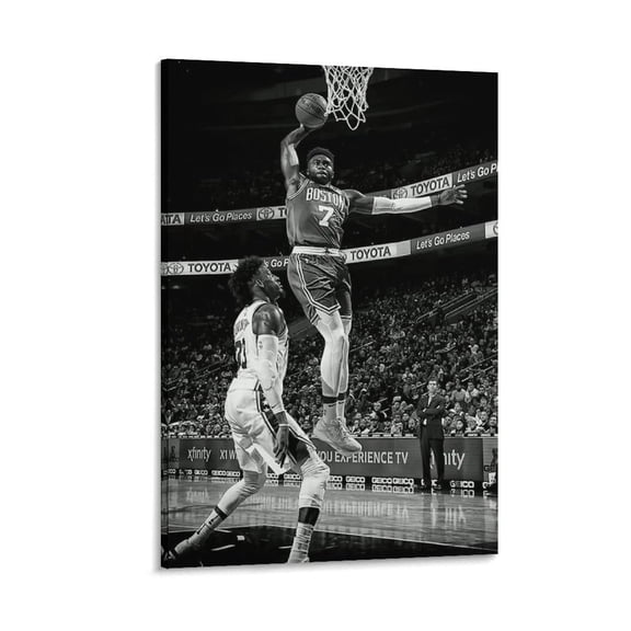 Jaylen Brown Canvas Poster Poster Cool Artworks Painting Wall Art Canvas Prints Hanging Picture Home Decor Posters Gift 16x24inch(40x60cm)