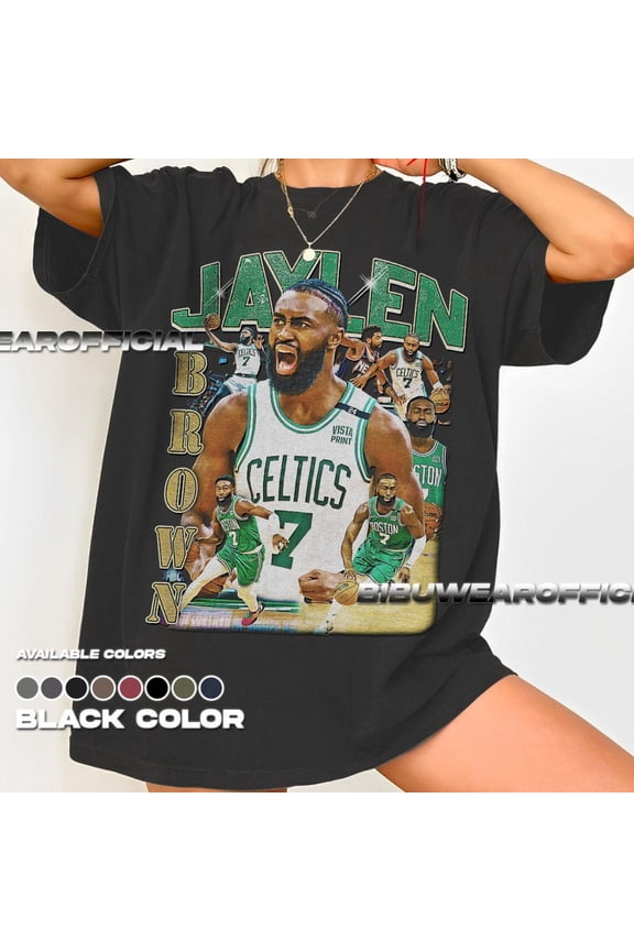 Jaylen Brown T-Shirt, Basketball Fan Apparel, Player Gift, Celtics Team Shirt