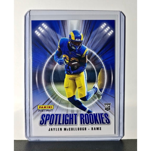 Jaylen McCollough Rookie 2024 Panini Spotlight Rookies NFL #38 Rams 1 of 1426