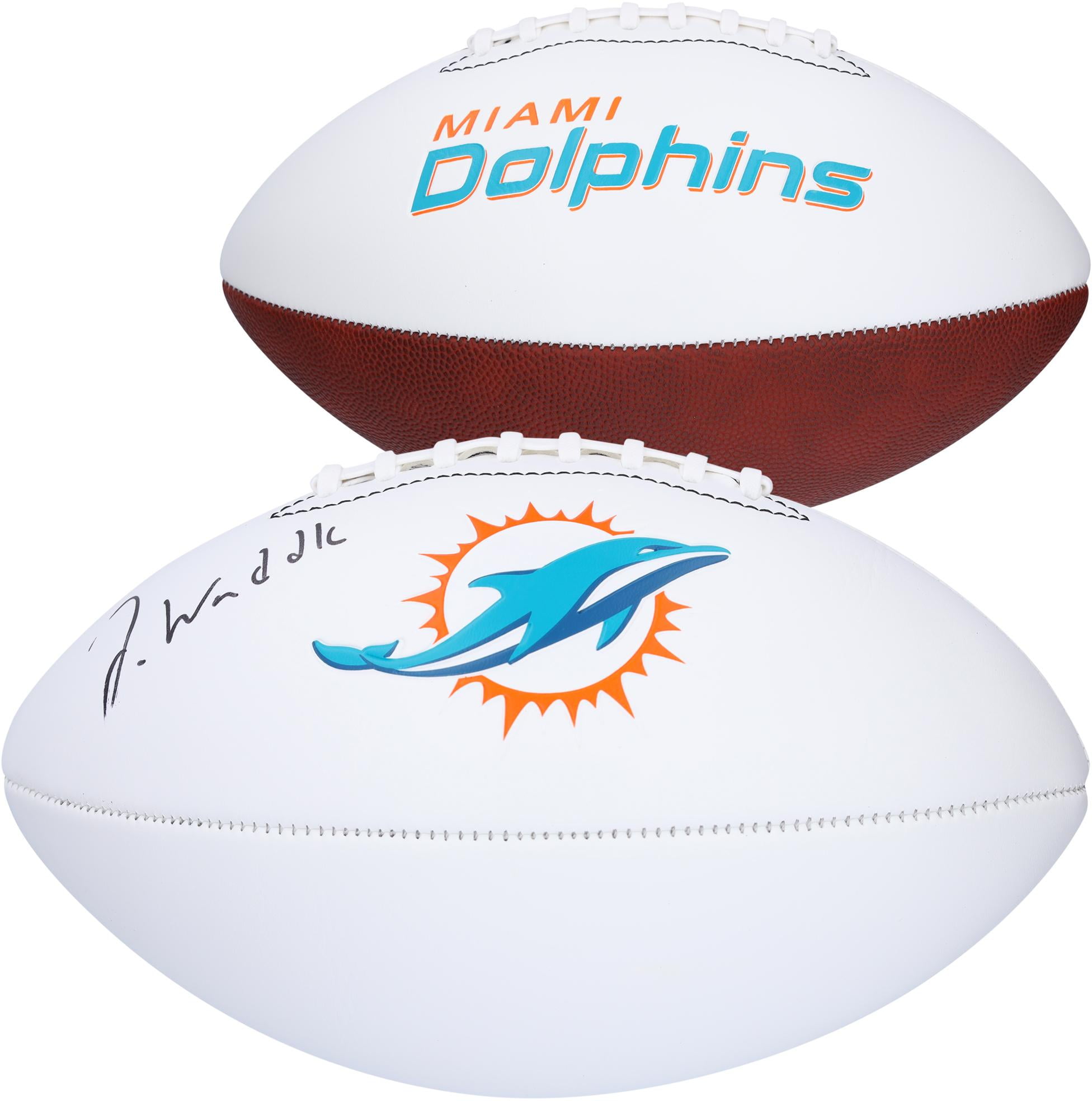 Jaylen Waddle Miami Dolphins Autographed Franklin White Panel Football - Fanatics Authentic Certified