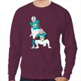 Jaylen Waddle and Tyreek Hill Sticker30 Unisex Cotton Sweatshirt