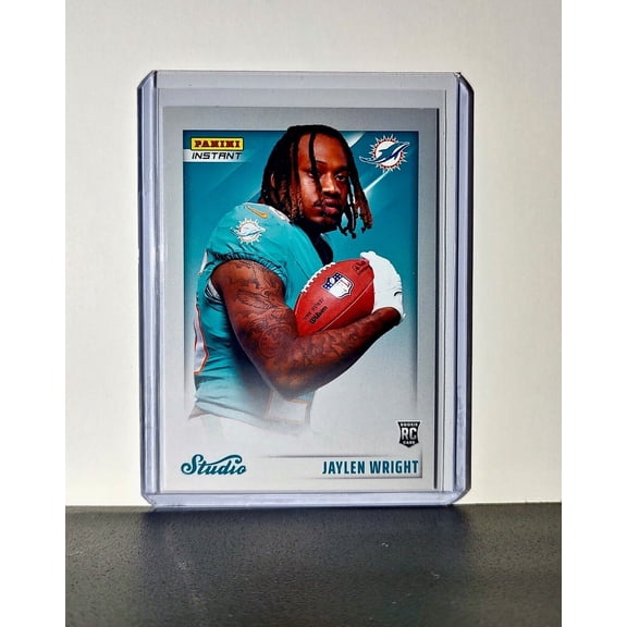 Jaylen Wright 2024 Panini NFL #12 Studio Rookies Card Miami Dolphins 1/1672