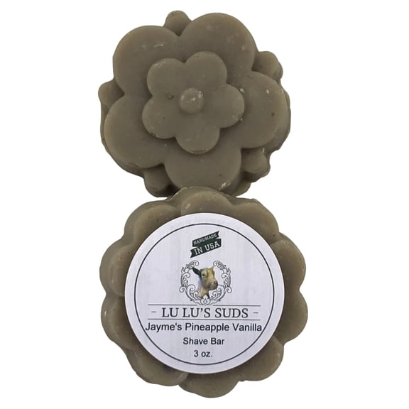 Jayme's Pineapple Vanilla  Shave Bar 3 oz.