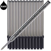 Jaymo Replacement for Cross Selectip 8523 - Measures 4.375 in / 111 mm Long - Gel Rolling Ball Pen Refill - 24 Black