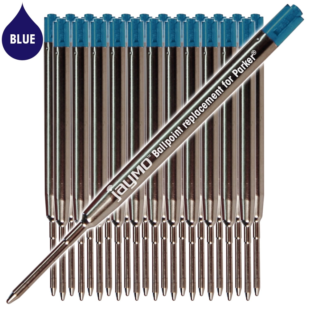 Ricariche Penna A Sfera Jaymo Per Parker G2 – 6 Pezzi Viola – Lunghezza 98 Mm (Modello 1950369/70/71)