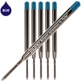 thumbnail image 1 of Jaymo Replacement for Parker 1950371 - Measures 3.875 in / 98 mm Long - G2 Ballpoint Pen Refill - 6 Blue, 1 of 5