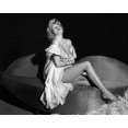 thumbnail image 1 of Jayne Mansfield leggy pose with night gown pulled down revealing 4x6 inch photo, 1 of 1
