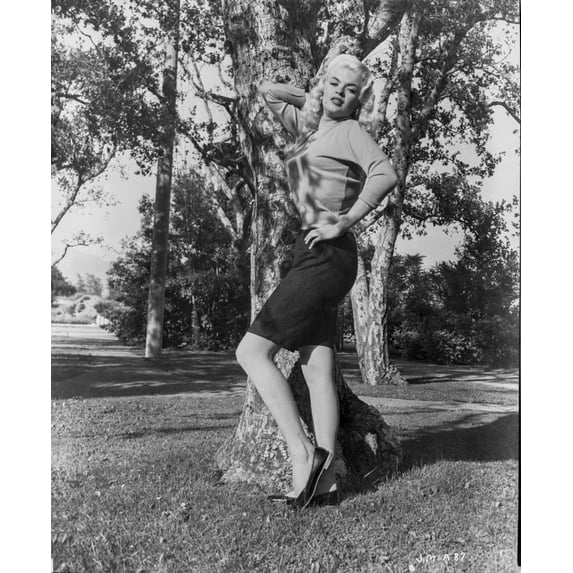 Jayne Mansfield standing in Classic Photo Print (8 x 10)