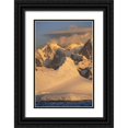 thumbnail image 1 of Jaynes Gallery 11x14 Black Ornate Wood Framed with Double Matting Museum Art Print Titled - Antarctica-South Georgia Island-Coopers Bay Iceberg and mountains at sunrise, 1 of 4