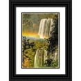 thumbnail image 1 of Jaynes Gallery 11x14 Black Ornate Wood Framed with Double Matting Museum Art Print Titled - Brazil-Iguazu Falls Landscape of waterfalls, 1 of 4