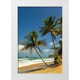 thumbnail image 1 of Jaynes Gallery 11x14 White Modern Wood Framed Museum Art Print Titled - Caribbean-Trinidad-Blanchisseuse Bay Beach and ocean landscape, 1 of 4