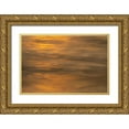 thumbnail image 1 of Jaynes Gallery 14x11 Gold Ornate Wood Framed with Double Matting Museum Art Print Titled - USA-New Jersey-Cape May National Seashore Ocean reflections at sunset, 1 of 4