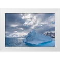 thumbnail image 1 of Jaynes Gallery 14x11 White Modern Wood Framed Museum Art Print Titled - Antarctica-South Georgia Island Landscape with iceberg and mountains, 1 of 4