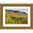 thumbnail image 1 of Jaynes Gallery 18x13 Gold Ornate Wood Framed with Double Matting Museum Art Print Titled - Canada-Quebec-Parc National de la Gaspesie Autumn colors in Chic-Choc Mountains, 1 of 4