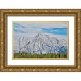 thumbnail image 1 of Jaynes Gallery 18x13 Gold Ornate Wood Framed with Double Matting Museum Art Print Titled - Canada-Alberta-Banff National Park Mount Ishbel landscape, 1 of 4