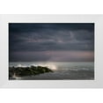 thumbnail image 1 of Jaynes Gallery 18x13 White Modern Wood Framed Museum Art Print Titled - USA-New Jersey-Cape May National Seashore Cloudy sunset on seashore, 1 of 4