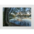 thumbnail image 1 of Jaynes Gallery 18x13 White Modern Wood Framed Museum Art Print Titled - USA-Washington State-Olympic National Park Alder trees overhanging Lake Crescent shore, 1 of 4