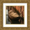thumbnail image 1 of Jaynes Gallery 20x20 Gold Ornate Wood Framed with Double Matting Museum Art Print Titled - Europe-Italy-Venice-Covered old gondola on canal, 1 of 4