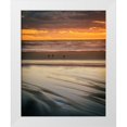 thumbnail image 1 of Jaynes Gallery 20x24 White Modern Wood Framed Museum Art Print Titled - USA-New Jersey-Cape May National Seashore Cloudy sunset on seashore, 1 of 4