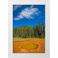 thumbnail image 1 of Jaynes Gallery 23x32 White Modern Wood Framed Museum Art Print Titled - Canada-British Columbia-Kootenay National Park Iron-rich Paint Pots mineral springs stain ground, 1 of 4