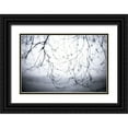 thumbnail image 1 of Jaynes Gallery 24x17 Black Ornate Wood Framed with Double Matting Museum Art Print Titled - Washington State-Seabeck Alder branches in winter and Hood Canal, 1 of 4