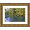thumbnail image 1 of Jaynes Gallery 24x17 Gold Ornate Wood Framed with Double Matting Museum Art Print Titled - USA-Washington State-Olympic National Forest Duckabush River landscape, 1 of 4