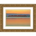 thumbnail image 1 of Jaynes Gallery 24x17 Gold Ornate Wood Framed with Double Matting Museum Art Print Titled - Canada-Ontario Perrault Lake at sunset, 1 of 4