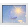 thumbnail image 1 of Jaynes Gallery 24x19 White Modern Wood Framed Museum Art Print Titled - Washington State-Seabeck Close-up of falling feather, 1 of 4