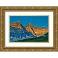 thumbnail image 1 of Jaynes Gallery 32x23 Gold Ornate Wood Framed with Double Matting Museum Art Print Titled - Canada-Alberta-Banff National Park Valley of the Ten Peaks at sunrise, 1 of 4