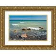 thumbnail image 1 of Jaynes Gallery 32x23 Gold Ornate Wood Framed with Double Matting Museum Art Print Titled - Canada-Ontario-Presquile Provincial Park-Shore of Lake Ontario, 1 of 4