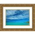 thumbnail image 1 of Jaynes Gallery 32x23 Gold Ornate Wood Framed with Double Matting Museum Art Print Titled - Canada-Manitoba-Little Limestone Lake Clouds over lake, 1 of 4