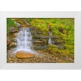 thumbnail image 1 of Jaynes Gallery 32x23 White Modern Wood Framed Museum Art Print Titled - Canada-Alberta-Banff National Park Creek and waterfall scenic, 1 of 4