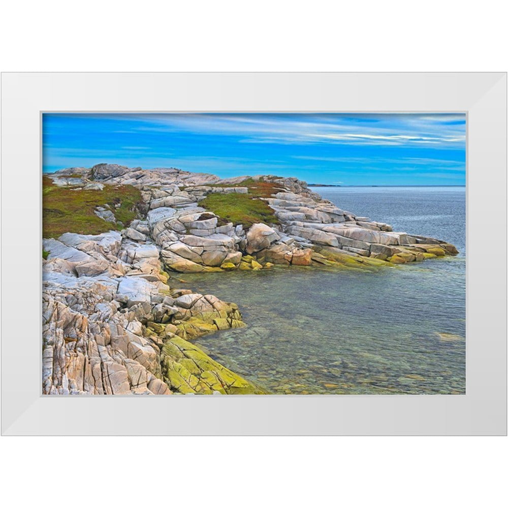Jaynes Gallery 32x23 White Modern Wood Framed Museum Art Print Titled ...