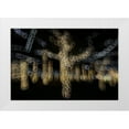 thumbnail image 1 of Jaynes Gallery 32x23 White Modern Wood Framed Museum Art Print Titled - USA-Arizona-Buckeye-Abstract of decorated trees at night during Christmas, 1 of 4