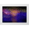 thumbnail image 1 of Jaynes Gallery 32x23 White Modern Wood Framed Museum Art Print Titled - USA-Arizona-Buckeye-Abstract of multicolored Christmas lights, 1 of 4