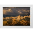 thumbnail image 1 of Jaynes Gallery 32x23 White Modern Wood Framed Museum Art Print Titled - USA-Colorado-Uncompahgre National Forest Panoramic autumn view of Cimarron Mountains at sunset, 1 of 4