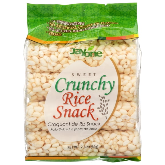 Jayone Crunchy Rice Snack, Sweet, 2.8 Oz