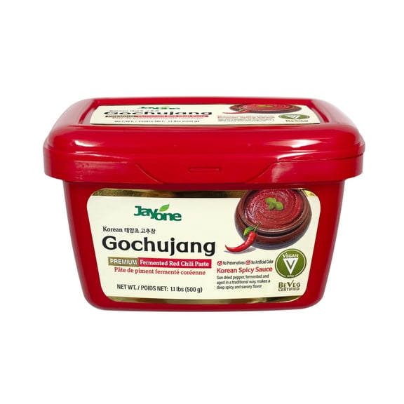 Jayone Gochujang, 17.6 oz (500 g) - Korean Fermented Red Pepper Paste
