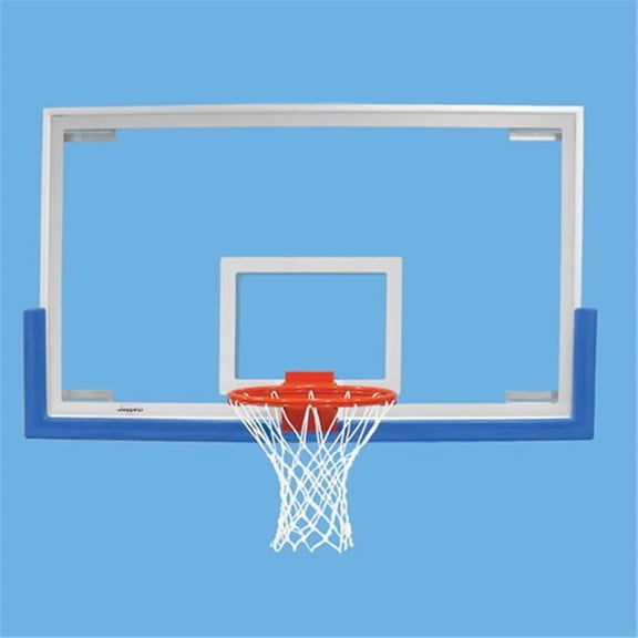 Jaypro Sports GBRUB-54 54 in. Non-Breakable Rectangular Glass BackBoard