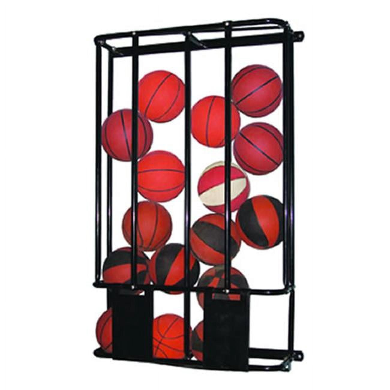 Auto Role Stack Basketball Rack Jaypro Sports PE-240 Stackmaster Double Basketball Wall Rack - Walmart.com