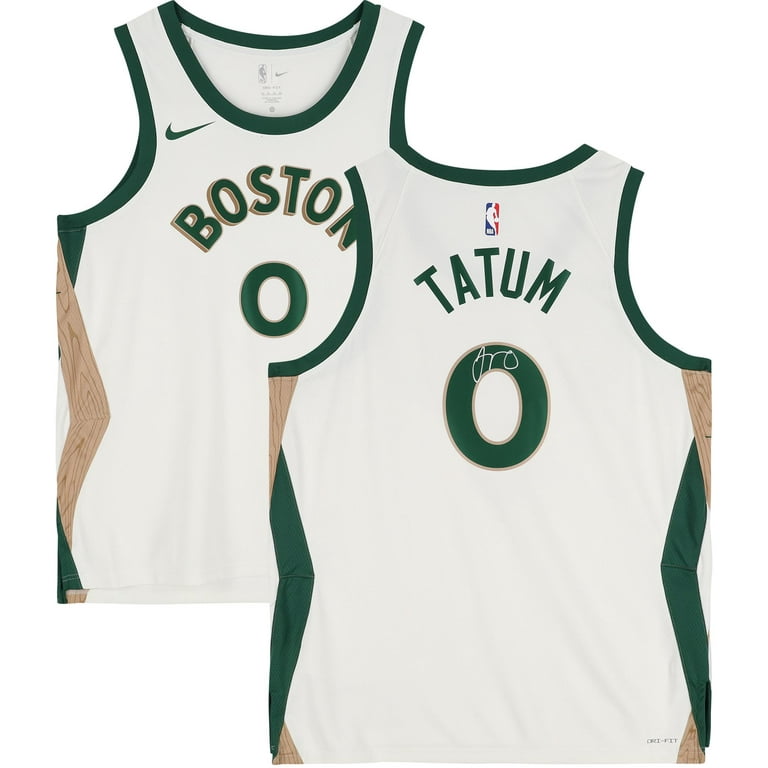 Jayson Tatum Boston Celtics Autographed White 2023-24 City