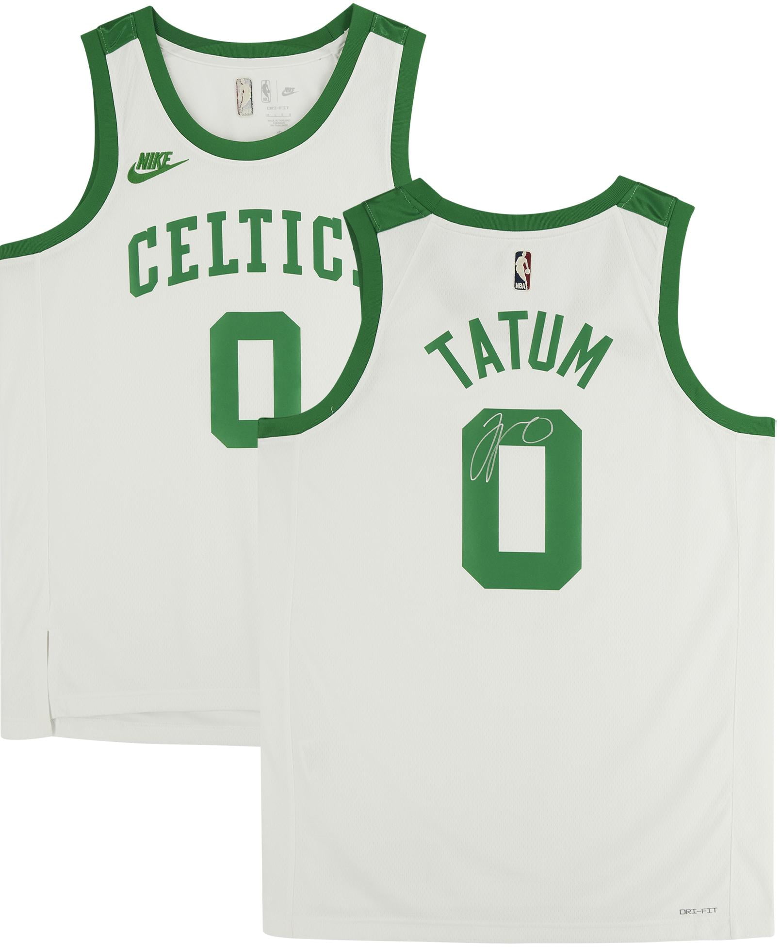 Jayson Tatum Autograph Jersey White Framed 32×40