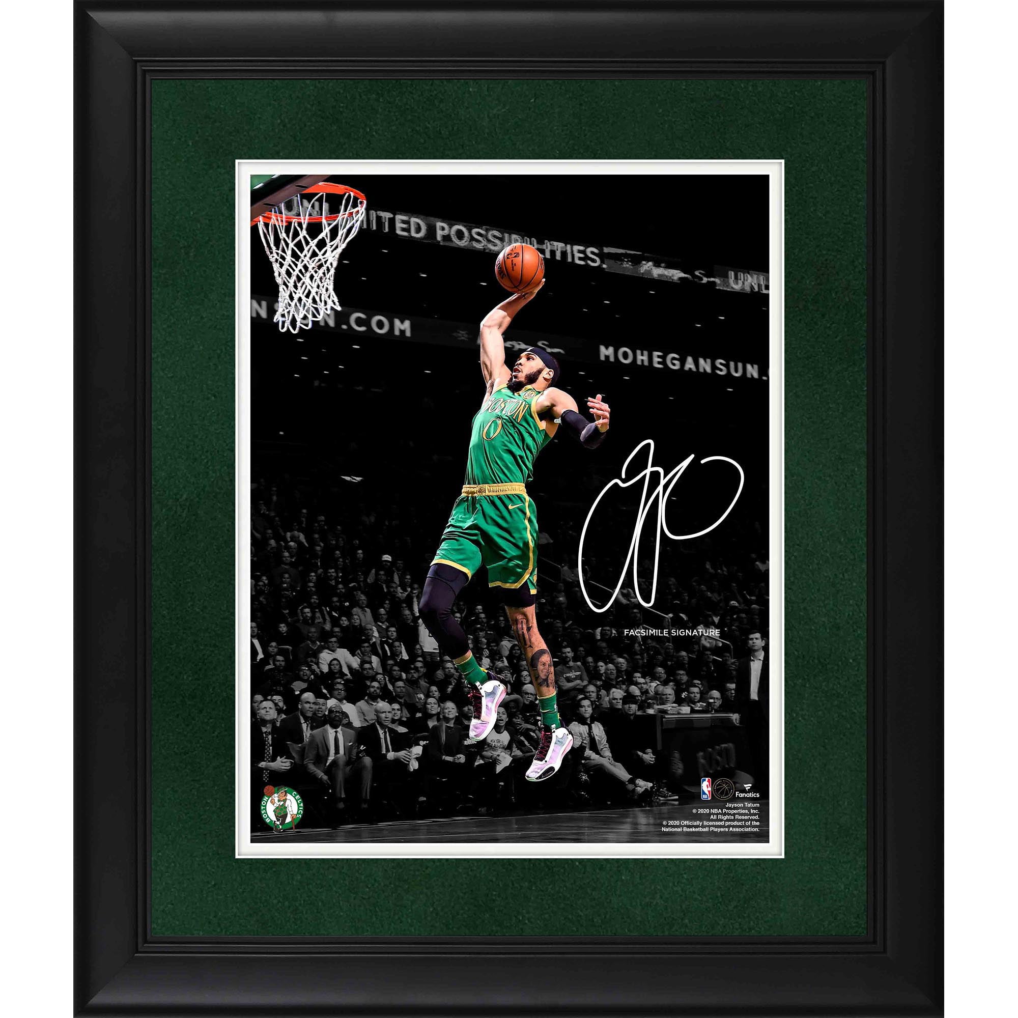 Jayson Tatum Boston Celtics Autographed Game-Used #0 White Jersey