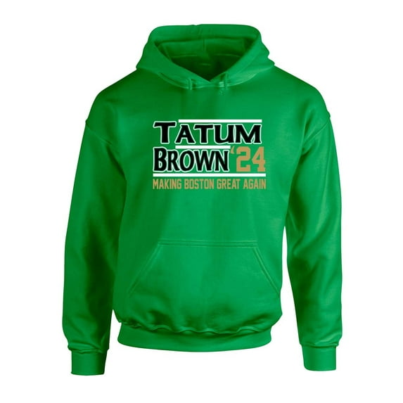 Jayson Tatum Jaylen Brown 2024 Boston Hooded Sweatshirt Hoodie