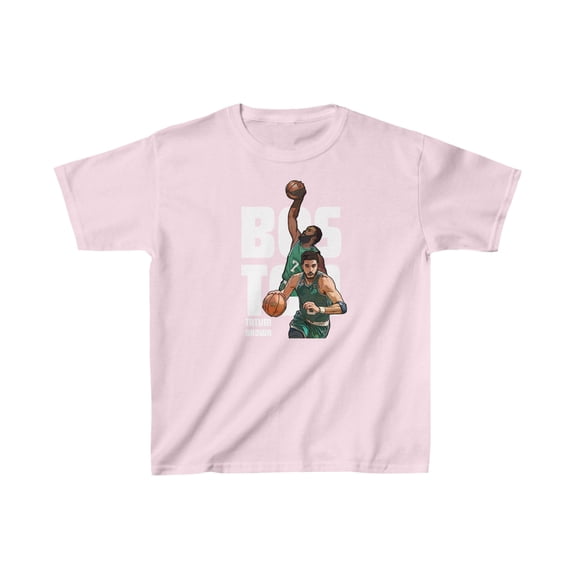 Jayson Tatum & Jaylen Brown Boston Duo basketball fans Kids Cotton Tee